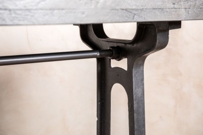 cast iron dining table